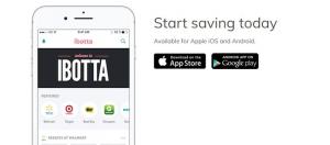 Ibotta Cash Back Shopping -kampanjer: $ 20 velkomstbonus, betal med Ibotta -tilbud, etc.