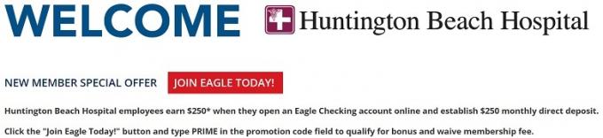 Bono de cheques de Eagle Community Credit Union