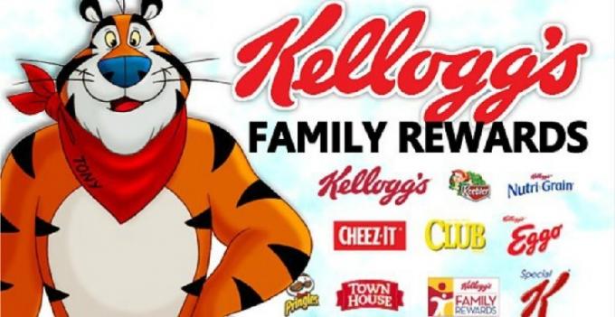 Promoción de recompensas familiares de Kellogg's