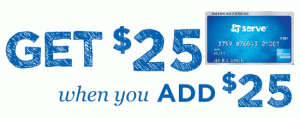 Servera betalningsplattform $ 25 Bonus efter $ 25 insättning