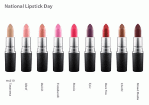 MAC Cosmetics National Lipstick Day Promotion: Zdarma plné velikosti MAC rtěnky 29. července