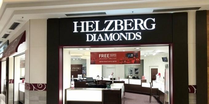 Promoción del evento de liquidación de diamantes Helzberg