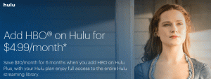 Promotion d'adhésion à prix réduit Hulu: Hulu + HBO à partir de 12,98 $