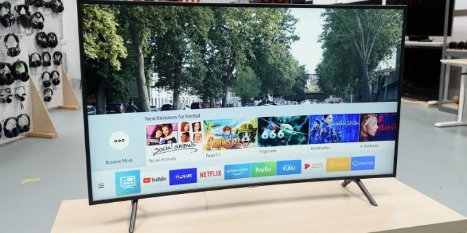 „Samsung“ 55 colių „UN55NU7300 Ultra HD“ išmanusis LED HDR televizorius per „Walmart“