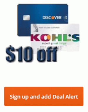 Узнайте о предложениях Специальная акция Kohl: скидка 10 долларов на покупку на 30 долларов