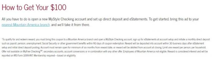 Mountain America Credit Union Promotion