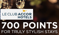 Le Club AccorHotels 4,900 보너스 포인트