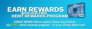 Chase 직불카드가 포함된 무료 $10 기프트 카드