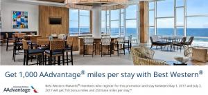 Promoție Best Western Rewards American Airlines Mile bonus: Câștigă până la 1.000 de mile A Advantage Miles