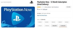 Newegg: Ponudbe darilnih kartic s popustom za PlayStation Plus in PlayStation Now