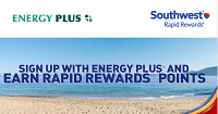Energy Plus Rapid Rewards -bonus 5000 pisteen rekisteröintikampanja