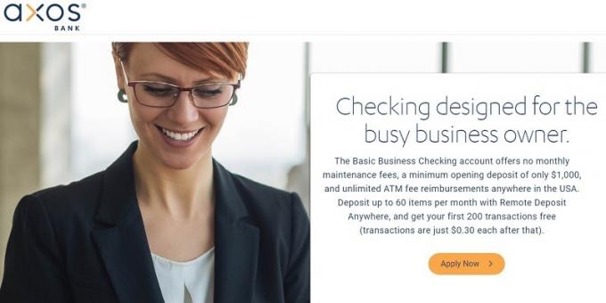 Axos Bank Basic Business Checking