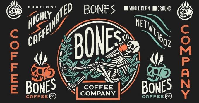 „Bones Coffee Company“ akcijos