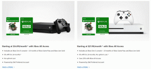Просування Xbox All Access: Консоль Xbox One S, Xbox Live та Xbox Game Pass всього за 21,99 дол. США на місяць