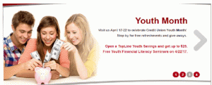 Föderaalse krediidiliidu noorte edendamine: $ 25 boonus (MN)