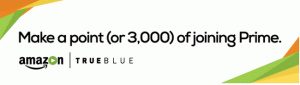 Промоакция JetBlue Amazon Prime: 3000 баллов при ежегодной покупке Amazon Prime
