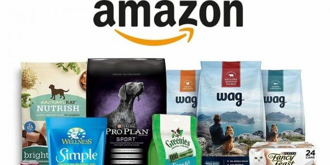 Promoción de alimentos para mascotas en Amazon