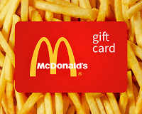 Descuentos, códigos promocionales y cupones de tarjetas de regalo de Mcdonald's