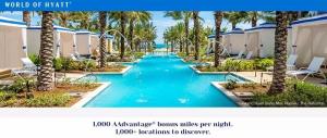 Hyatt -erbjudanden: Tjäna 1000 bonuspoäng för varje kvalificerande natt på deltagande nya hotell, osv