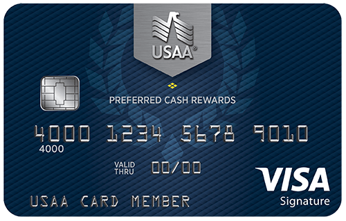 Revisão da assinatura do USAA Preferred Cash Rewards Visa