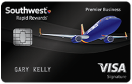 Промо-акция Chase Southwest Rapid Rewards Premier Business Card: бонус 60000 баллов + бонус 6000 баллов в годовщину владельца карты