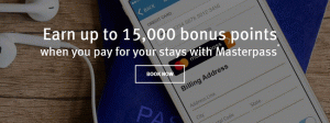 Wyndham Rewards Masterpass -kampagne: Op til 15.000 point bonus