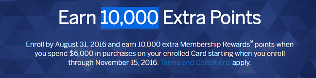 American Express 10000