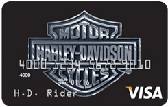 Americká banka Harley Davidson Visa