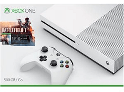 Microsoft Xbox One S Console 500GB Bundle w/ 4K Movie + Extra Game + Wired Controller ผ่าน Walmart: $298.89 + จัดส่งฟรี