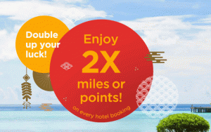 „Kaligo Double Miles“ akcija: uždirbkite 2 kartus kiekvieną viešbučio užsakymą