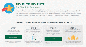 Promocija Elite Trial Frontier Airlines: Uživajte v statusu Elite 20k do konca leta