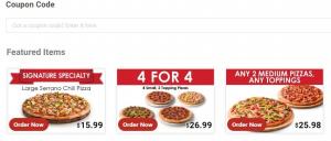 Pizza Guys Kampagner: 50% rabat på alle menupriser til pizzaer, osv