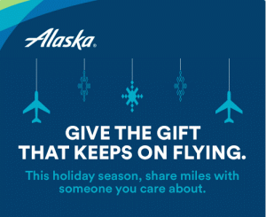 „Alaska Airlines Elite Transfer Miles“ akcija: Perduokite mylių nemokamai (tikslinis)