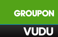 Рекламная акция на баллы Groupon Vudu со скидкой на половину скидки