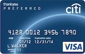 Citi ThankYou Preferred Card Review- $ 400 presentkort Bonus