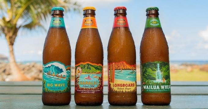 ação coletiva havaiana de cerveja konan