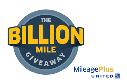 Sorteo United MileagePlus Billion Mile Giveaway