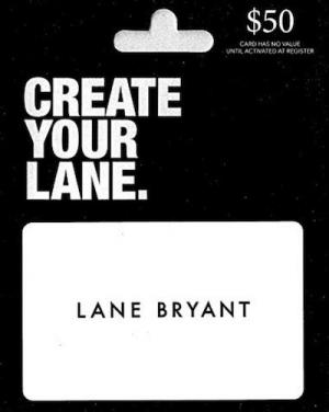 Amazon: acquista una carta regalo Lane Bryant da $ 50 per $ 40