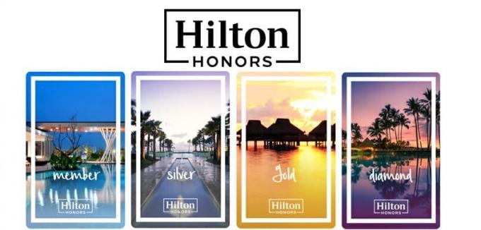 Promovarea punctelor bonus Hilton Honors