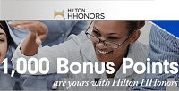 Hilton HHonors Corporate Travelers 1,000 puntos de bonificación