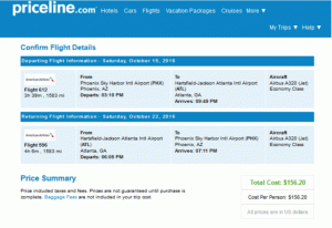 Povratno putovanje American Airlinesa od Phoenixa do Arizone već od 156 USD