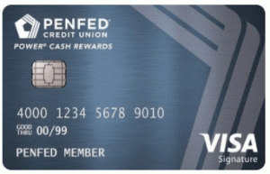 PenFed Power Cash Rewards Propagácia podpisovej karty Visa: bonus 100 dolárov + 1,5% neobmedzené vrátenie peňazí + žiadny ročný poplatok