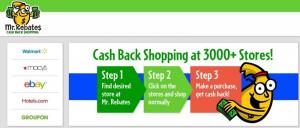 Mr. Rebates-Aktionen: 7,50 $ Empfehlungslink + Verdienen Sie Cash Back beim Online-Shopping usw