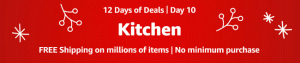 Amazon 12 Days of Deals-promotie: kortingen op keukenbenodigdheden, apparaten en meer!