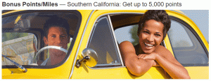 عرض مكافآت ماريوت في كاليفورنيا: اربح ما يصل إلى 5000 نقطة إضافية