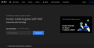AAX Crypto Exchange Promotions: 50 USDT Bonus