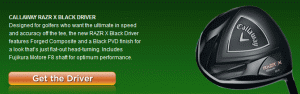 ОпціїДом пропонує безкоштовний драйвер Callaway RAZR X Black