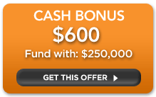 OptionsHouse tiešsaistes brokeru konts 600 USD naudas bonuss