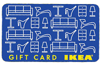 Darilna kartica Ikea