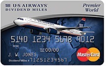US Airways Premier World MasterCard apskats: 40 000 bonusa jūdzes